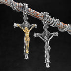 INRI Jesus Cross Pendant Necklace — Stainless Steel