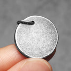 Lightning Pray Tag Pendant — Stainless Steel