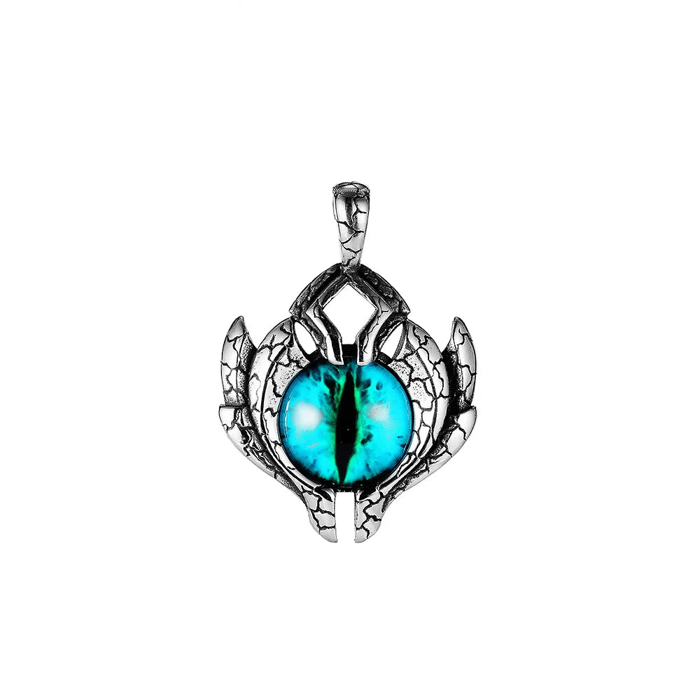 Demon Eye Pendant — Stainless Steel