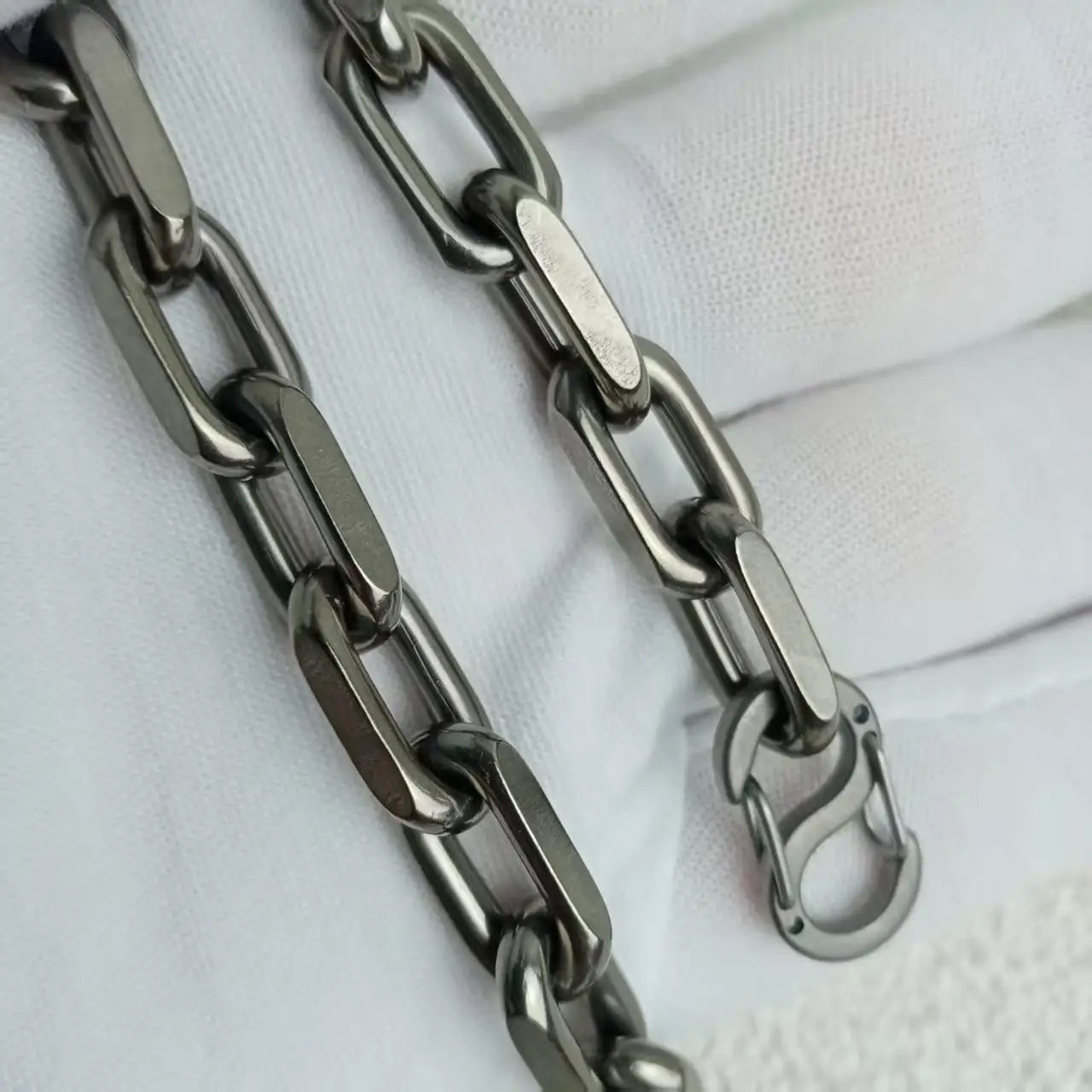 Stone Washed Unpolished Pure Titanium Necklace for Sensitive Skin, Non Allergy Jewelry Gift