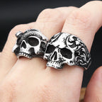 Gothic Skull Ring — Stainless Steel