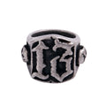 Skull Number Ring — 316L Stainless Steel