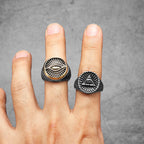 Masonic Illuminati Eye Ring — Stainless Steel
