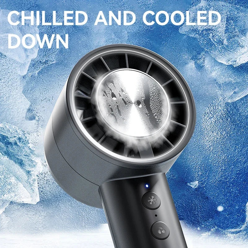 Lenovo Handheld Small Fan Refrigeration Air Conditioner Portable Silent Highspeed Led Display High Wind Power USB