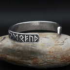 Vintage Nordic Viking Compass Bracelet Punk 316L Stainless Steel Vikings Rune Men Bangles Biker Amulet Jewelry Gift