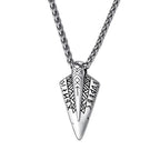 Viking Spear Stainless Steel Pendant Necklace