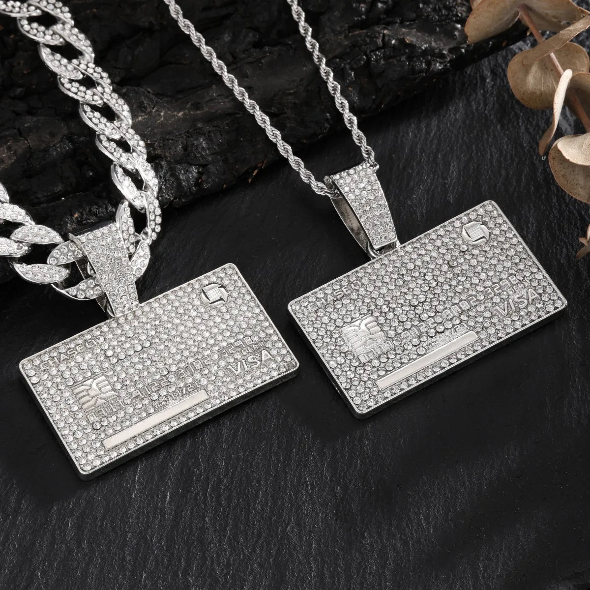 Hip Hop Fashion Accessories From Europe And America HIPHOP Dollar Shaped Pendant Necklace Hip-hop Men's Necklace Pendant