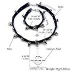 Gothic Cross Choker Necklace — Stainless Steel