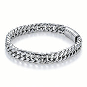 Double Link Cuban Stainless Steel Bracelet