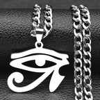 Horus Eye Black Pendant Egyptian Symbol Gun