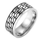 Vintage 316L Stainless Steel Ring for Men And Women Never Fade Power Lucky Mantra Ring