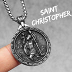 Angel Jesus Virgin Mary Pendant — Stainless Steel