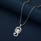 Gothic Scorpion Pendant Necklace — Stainless Steel