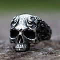 NEW Men's 316L Stainless-Steel Rings Retro Skull Head Vintage Gothic Punk High-Quality Jewelry Gifts Free Shipping