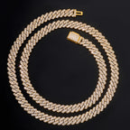 Iced Out Cuban Chain Necklace Stainless Steel 8MM