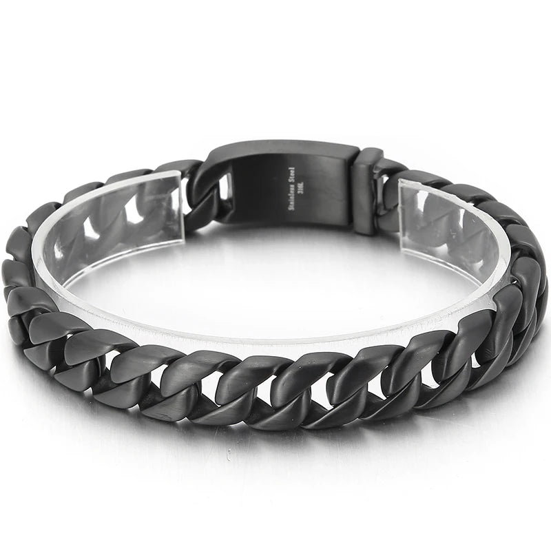 Luxury Gold Color Bracelet Man Friendship Men's Bracelets & Bangles In Metal Stainless Steel On Hand Jewelry Gifts For