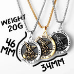 Arch Angel St.Michael Men Necklaces Stainless Steel Pendant Chain Powerful Amulet Vintage Cool Women Jewelry Gifts