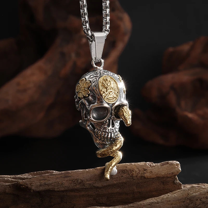 Vajra Pendant Necklace — Stainless Steel
