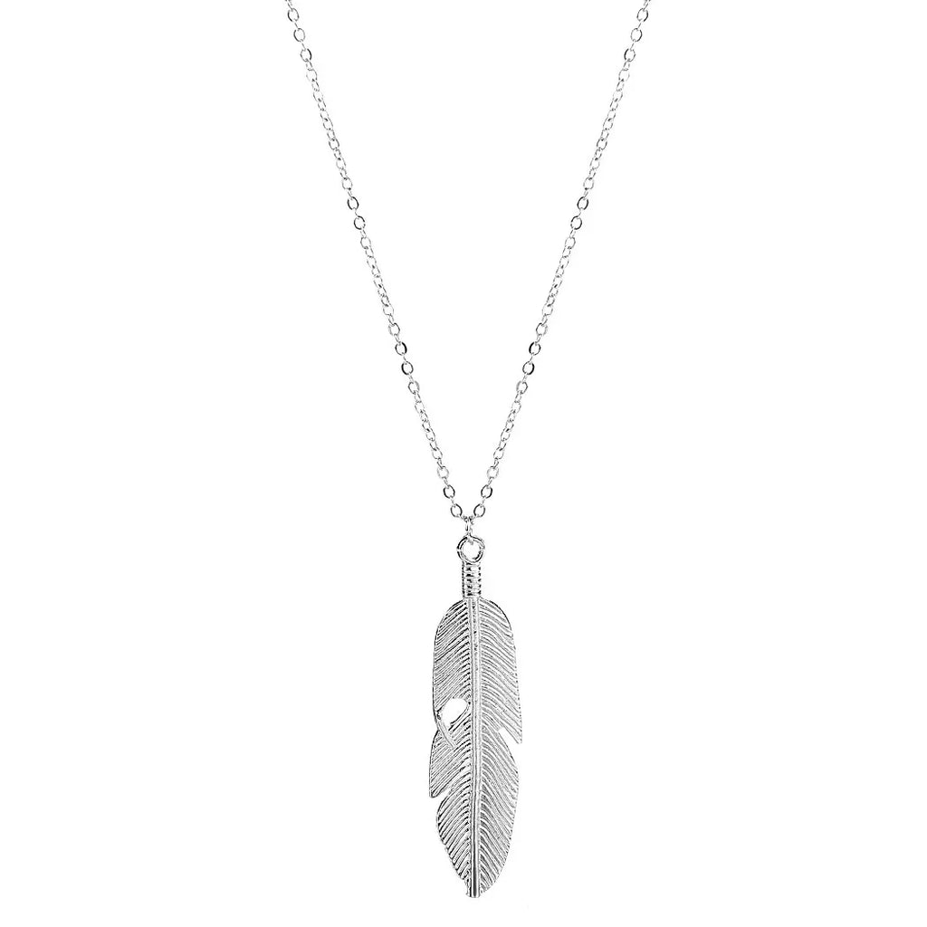 Football Charm Pendant Necklace — Gold