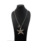 Gothic Crow Skull Necklace For Women man Fashion Vampire Bat Accessory Punk Jewelry Gift Circle Pagan Vintage Moth Charm Choker