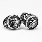 Viking Wolf Ring — Stainless Steel