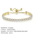 Tennis Bracelet Stainless Steel 4MM Iced Out