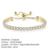 Tennis Bracelet Stainless Steel 4MM Iced Out