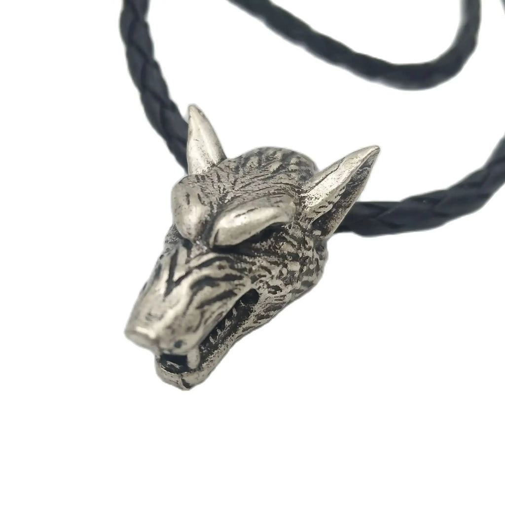 Viking Wolf Head Necklace Pendant Norse Viking Amulet Men Women Original Animal Jewelry