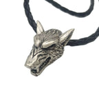 Viking Wolf Head Necklace Pendant Norse Viking Amulet Men Women Original Animal Jewelry