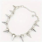Hip Hop Alloy Rivet Men Necklace Punk Metal Choker Neogoth Fashion Jewelry Trendy Accessories
