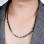 Thick Cuban Chain Necklace 8-14mm — Stainless Steel