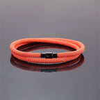 New Minimalist Men's Rope Bracelet Double Layer Survival Bracelet Accessories Boyfriend Gift Magnet Buckle Men's