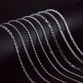 8Pieces Men Stainless Steel Necklace Set Stylish & Durable Accessories for Casual Wear ldeal Gift for Trendsetters