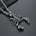 Scorpion Pendant Necklace — 316L Stainless Steel