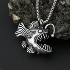 Lantern Fish Pendant — 316L Stainless Steel