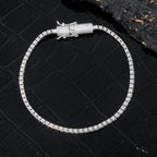 Iced Out Diamond Clasp Chain Necklace 2.4MM