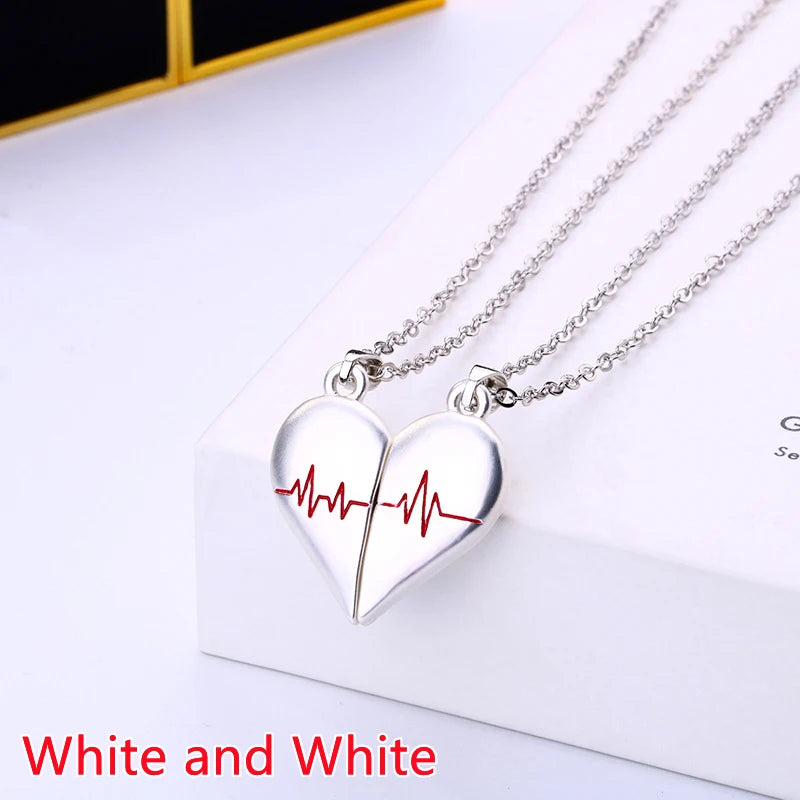 Magnetic Heart Pendant Necklace