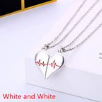 Magnetic Heart Pendant Necklace