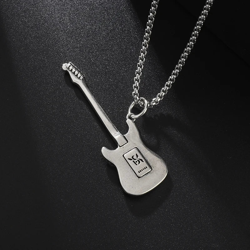 Guitar Pendant Necklace