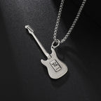 Guitar Pendant Necklace