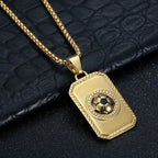 Hip-Hop Fashion Various Ball Shape Pendant Men Gold Silver Color Stainless Steel Geometry Fans Sports Necklace for Women Jewelry