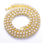 Hip Hop 1Row Tennis Chain Bracelet Selling Bling CZ Iced Out Rhinestone Cubic Zirconia Tennis Chain Bracelets Women Men Jewelry