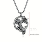 Greek Mythology Athena Sparta Pendant Necklace — 60cm Chain