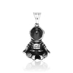 Astronaut Stainless Steel Pendant Necklace