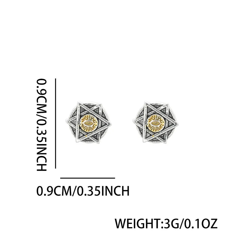 Stainless Steel Magnetic Stud Earrings Minimal