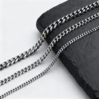 Cuban Chain Necklace — Two-Tone Stainless