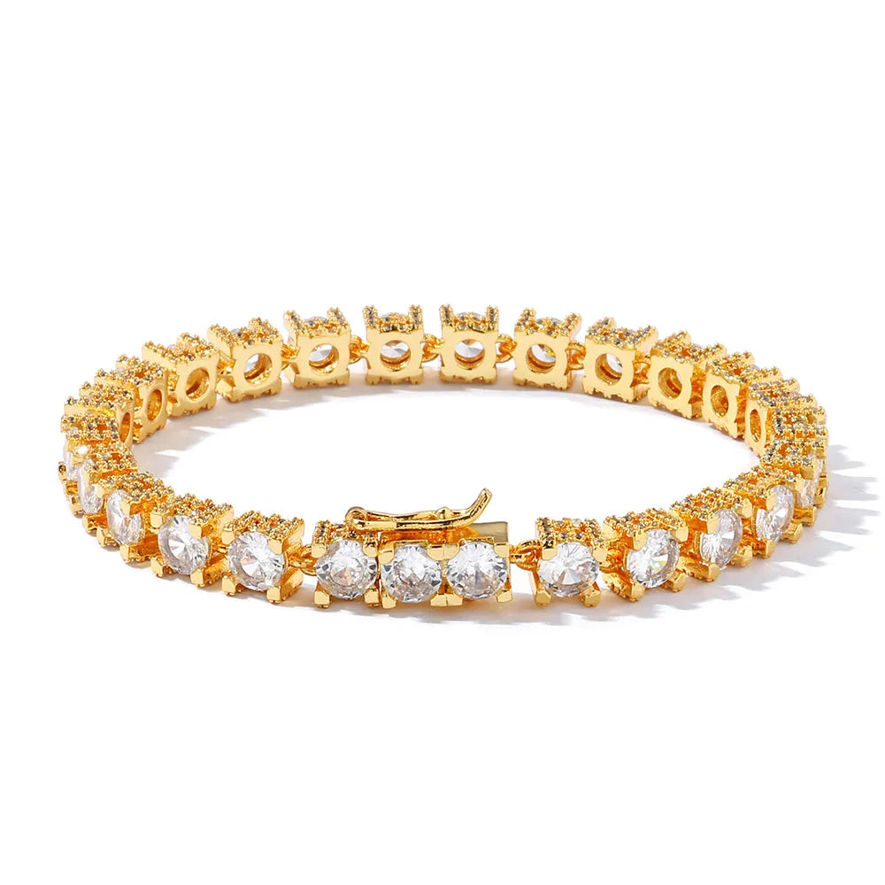 Tennis Bracelet Stainless Steel 6MM Iced Out