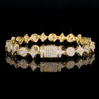 Tennis Bracelet Stainless Steel Round Cut Iced Out