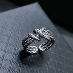 Steel Ring Japanese Korean Versatile Trend Weaving