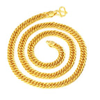 24K Gold Double Buckle Boss Necklace